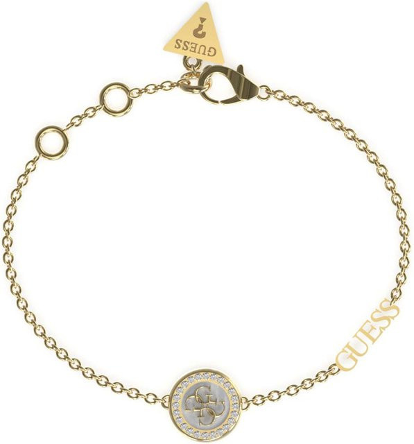 Guess Armband, Edelstahl, Gold, Kristall, Zirkonia, Damen - Bild 1