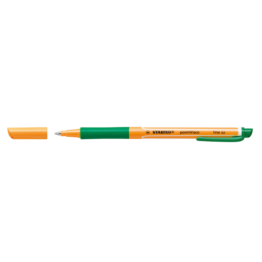 STABILO pointVisco Gelschreiber in Orange, Weiß und Grün - Bild 2