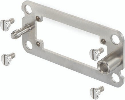 HARTING Andockrahmen 09300161704 aus Edelstahl in Silber - Bild 1