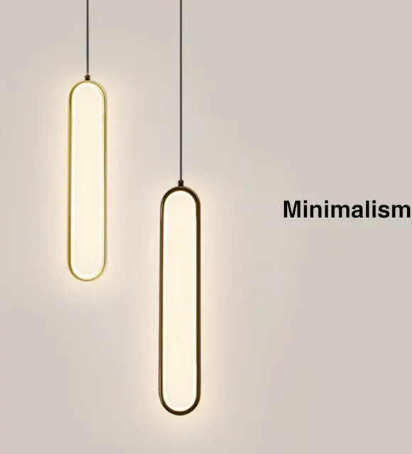 TRAZOS Nordische LED-Pendelleuchte in U-Form aus Metall mit verstellbarem Kabel für Esszimmer, Küche und Schlafzimmer - Bild 1