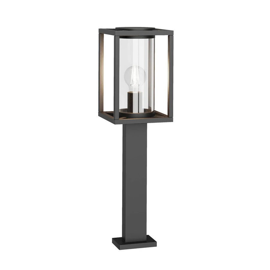 Lucande Außenleuchte Ferda Modern Schwarz aus Aluminium, 1-flammig, E27, IP44 - Bild 2