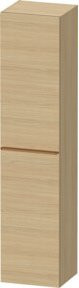 Duravit Hochschrank D-Neo Eckschrank mit 1 Tür und 5 Böden, gebürstetes Eichenholz Natur, B: 40 cm, T: 36 cm, H: 176 cm - Bild 1