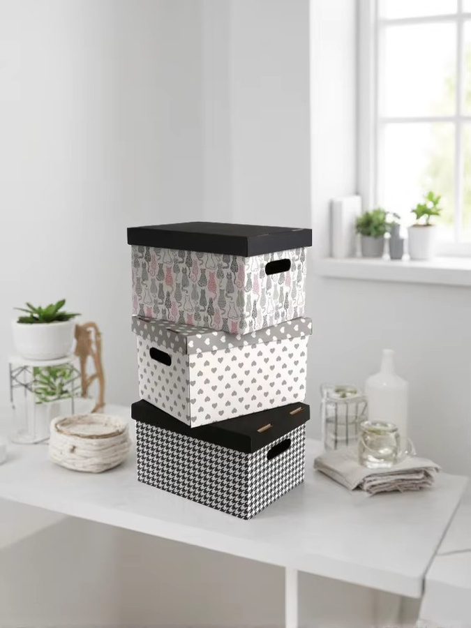 Dekorative Aufbewahrungsbox Eko von Altom in Multicolour, B/T/H: 35 x 26 x 21 cm - Bild 2