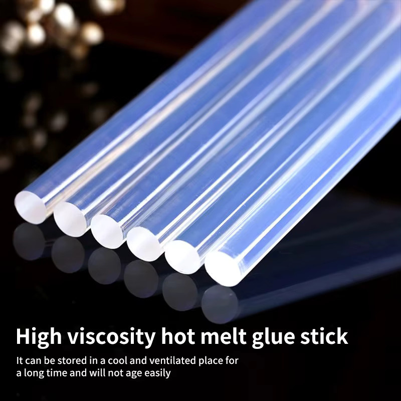100 Stück transparente Heißklebestifte für Handwerk und DIY-Reparaturen, temperaturbeständig, Durchmesser: 7 mm und 11 mm - Bild 4