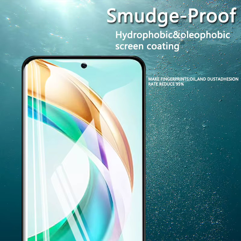 Displayschutzfolie aus gehärtetem Glas für Honor X6b, X6 und 6b, transparent, 9H Härtegrad, kratzfest und fingerabdruckresistent - Bild 3