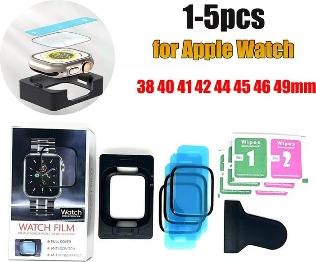 OAKCHARM Keramik-Displayschutzfolie für Apple Watch Series 11 10 Ultra 3 9 8 7 6 5 SE, transparent - Bild 1