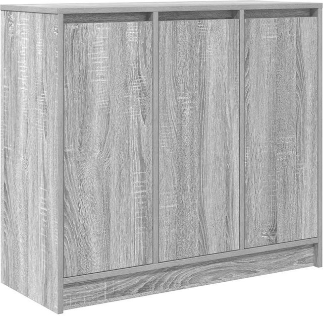 vidaXL Sideboard Grau Sonoma aus Holzwerkstoff B/T/H: 85 x 34 x 76 cm - Bild 1