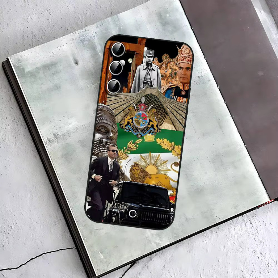 Handyhülle Mohammad Reza Pahlavi für Samsung Galaxy S21 S22 S23 S24 S25 S26 Ultra FE Plus 5G A52S Soft Cover Multicolor - Bild 5