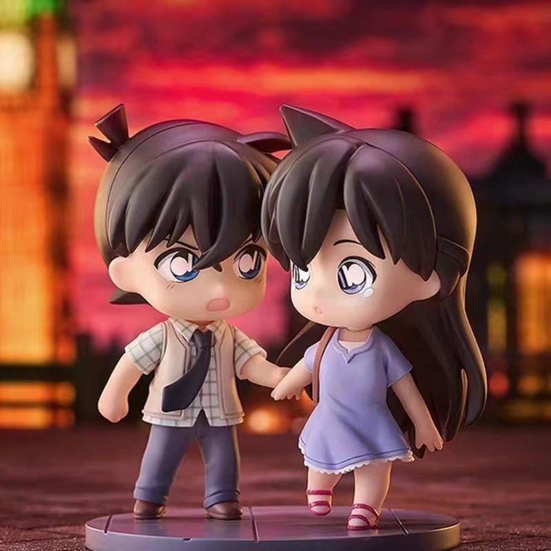 Bandai Detective Conan Chibi Shinichi Kudo Ran Mouri Nendoroid, Bewegliche Figur, ab 18 Jahren - Bild 2