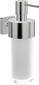 Villeroy & Boch Seifenspender Elements Wandmontage in Chrom und Silber mit satiniertem Glas, 230 ml - Bild 1