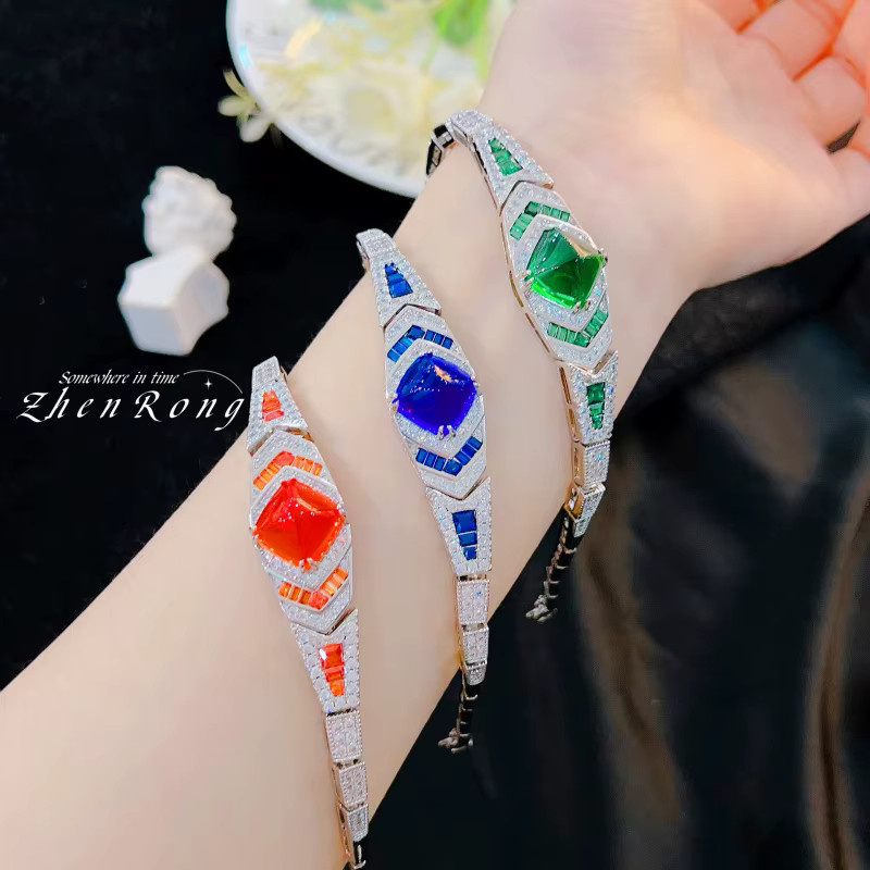 Foydjew Kristallarmband, silberfarben, Damen, 18 + 4 cm - Bild 2