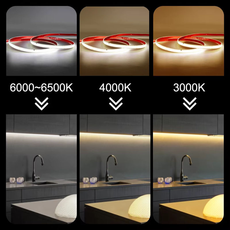KLA-FCOB Wasserdichter COB LED Streifen IP67 Dimmbar AC 220V Weiß für Outdoor und Treppen Dekoration - Bild 2