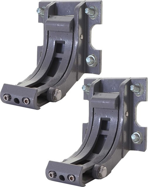 MCW 2er-Set Wandhalterung für Markise H122 H123 Wandkonsole Wandmontage Adapter in Grau - Bild 1