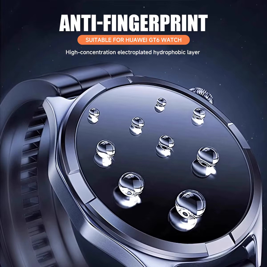 OAKCHARM Panzerglas Displayschutz für Huawei Watch GT6 und GT6 Pro, transparent, 1-5 Stück - Bild 2