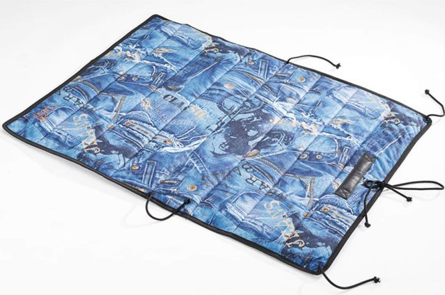 Heim Decke Jeans in Blau, Breite: 80 cm, Tiefe: 80 cm - Bild 1