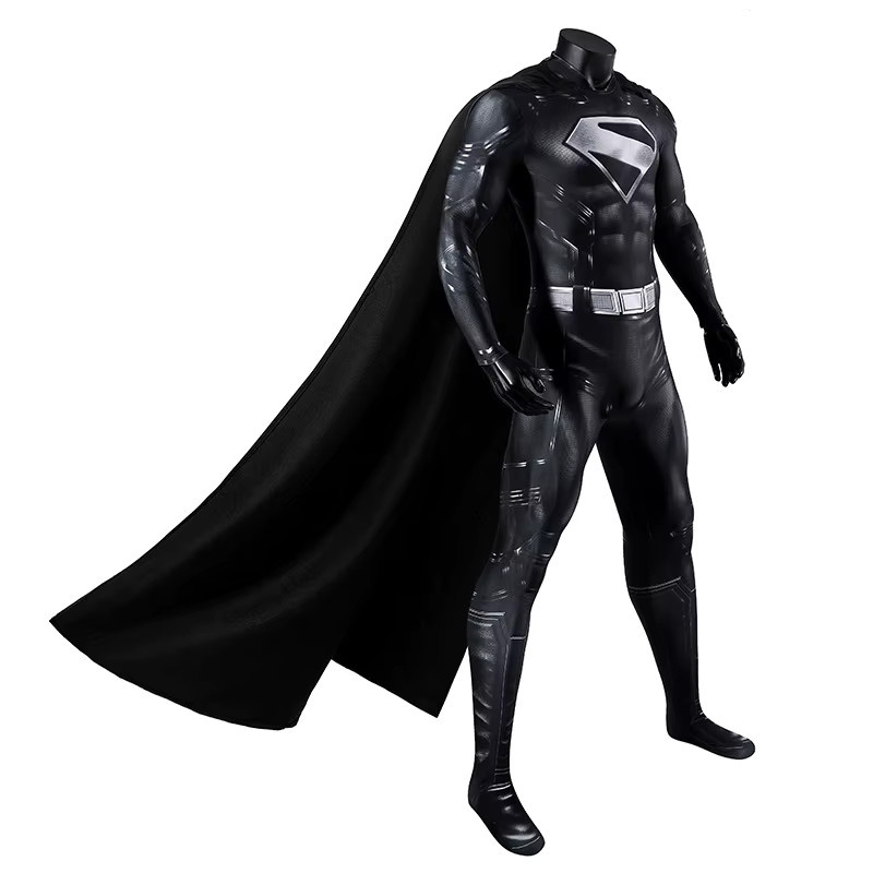 Beast Kingdom Superman Legacy Schwarzer Overall mit Umhang, Cosplay-Kostüm - Bild 2