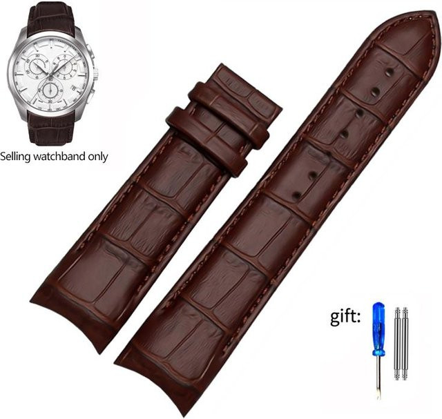 Solsticef Uhrenarmband Leder, Schwarz, Unisex, 22mm - Bild 1