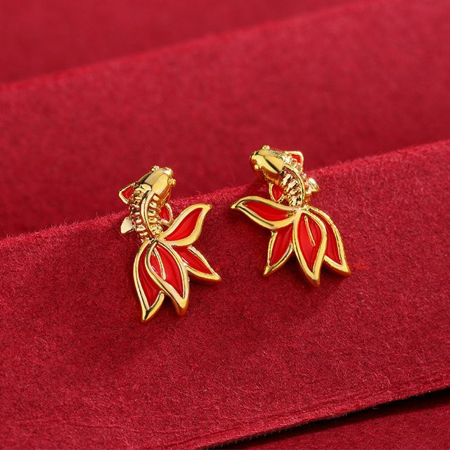 ZTRLIUA Ohrringe, 925 Silber, Koi Fisch, Unisex - Bild 1