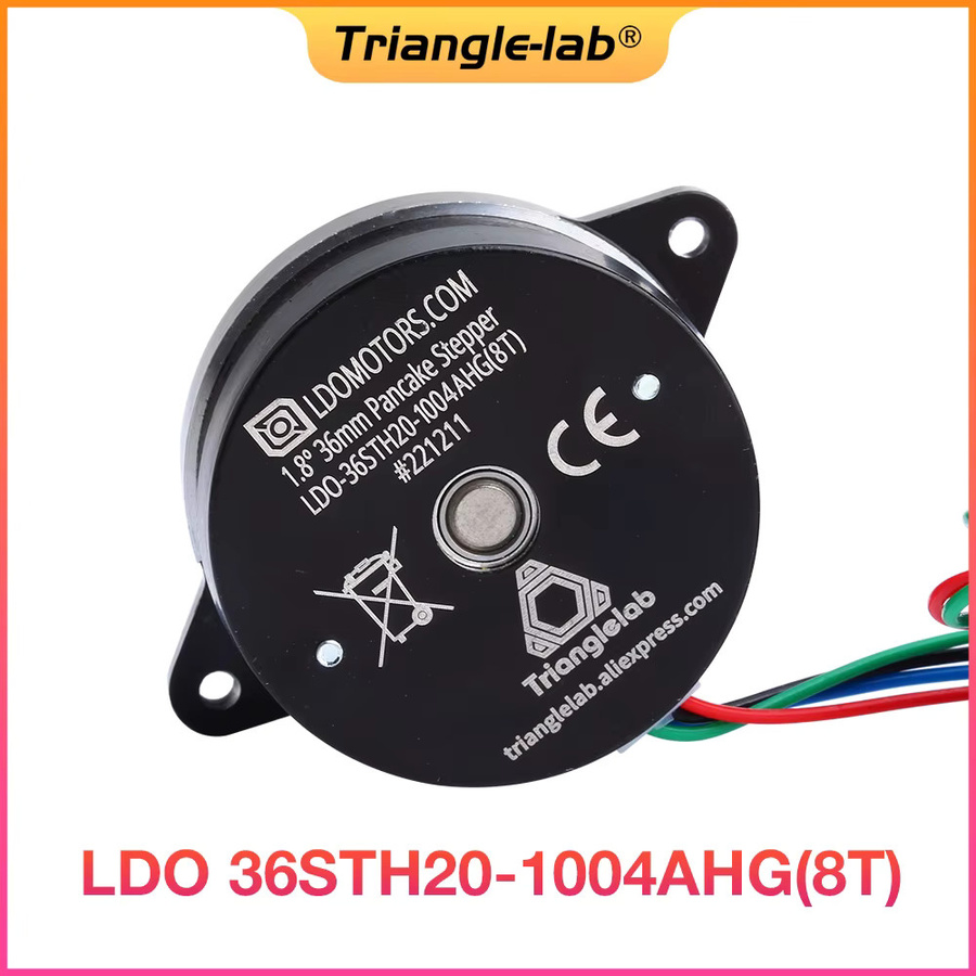 Trianglelab LDO NEMA14 LDO-36STH20-1004AHG Hochtemperaturmotor 8T für TBG TBGS TBG-AIR Sherpa DDE 3D-Drucker in Schwarz - Bild 3