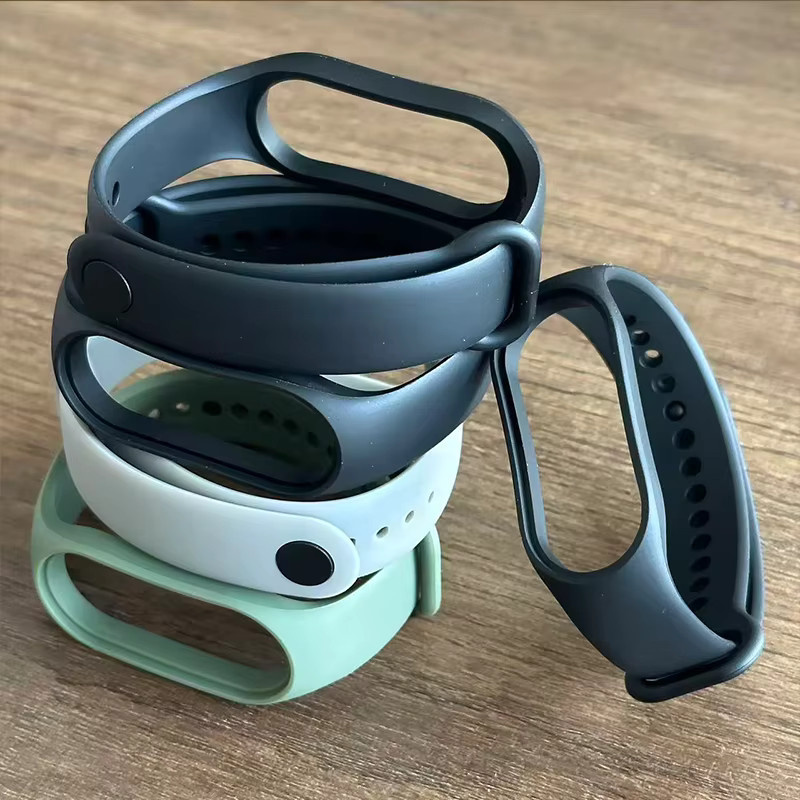 Xiaomi Uhrenarmband Silikon, Schwarz, 3-teilig - Bild 4