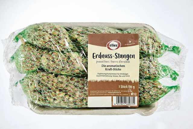 Elles Wildvogelfutter Erdnuss-Stangen, 3 Stück - Bild 1
