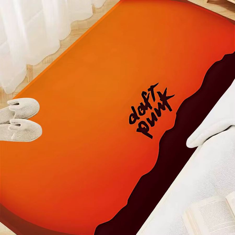 Daft Punk Badezimmermatte A-Around T-The W-World rutschfeste Waschküchenmatte für Wohnzimmer und Balkon - Bild 3