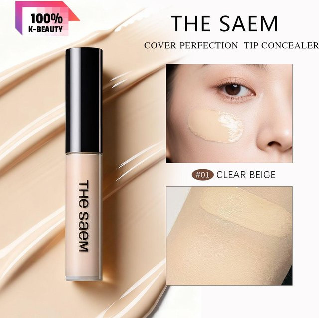The Saem Cover Perfection Tip Concealer, Clear Beige, 6,5g - Bild 1