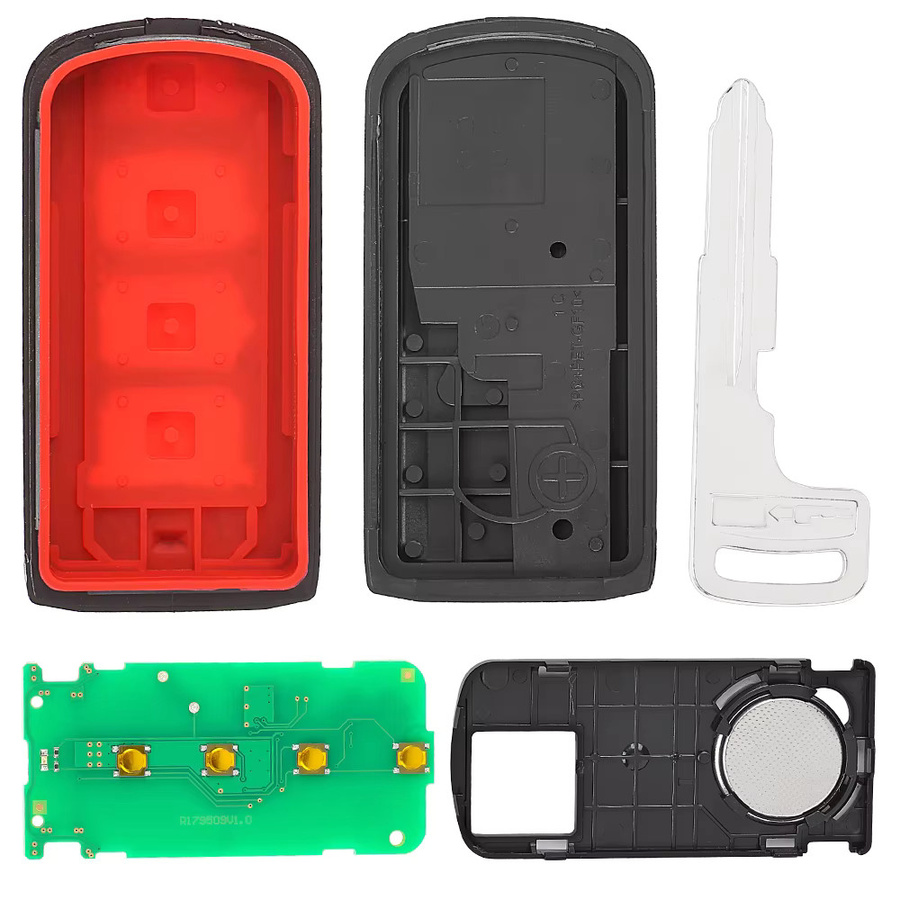 Keyecu Fernbedienung Auto Schlüsselanhänger für Mitsubishi Eclipse Cross und Mirage in Schwarz (315 MHz, Ersatzschlüssel 8637B639 8637C291) - Bild 3