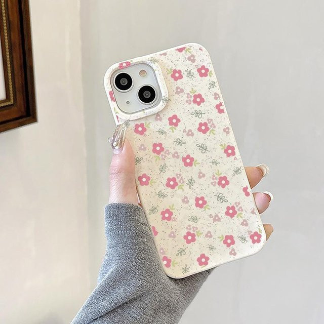 TUNEDEE Blumen Handyhülle für iPhone 11 12 13 14 15 16 Pro Max und weitere Modelle, weiche stoßfeste Coque, Multicolor - Bild 1