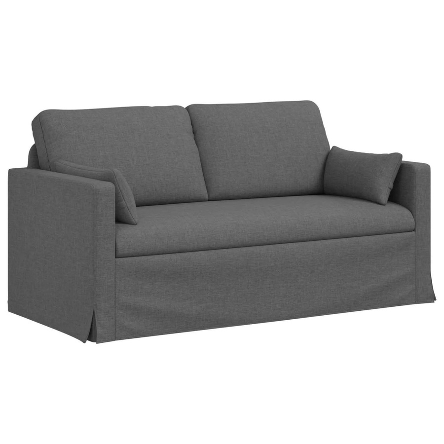 vidaXL Sofa Dunkelgrau mit Stoffbezug und Metallrahmen B/T/H: 158 x 78 x 80 cm - Bild 2
