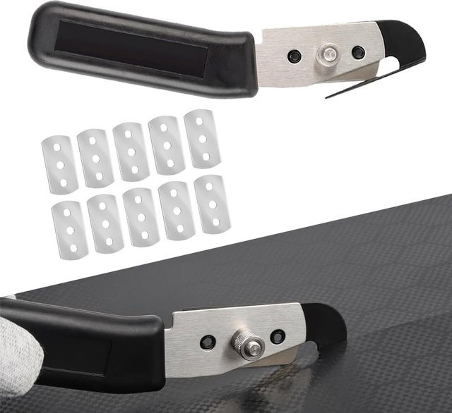 NeoWrap Vinyl-Schneidemesser mit Sicherheitsfunktion in Schwarz für Vinylfolie, Geschenkpapier und Autotönung - Bild 1