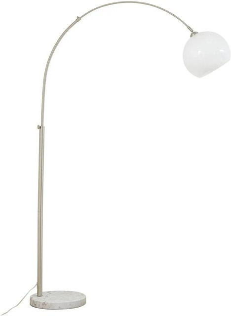 Lindby Stehlampe Alverton Bogenleuchte Modern Weiß aus Metall mit E27 Fassung für das Wohnzimmer - Bild 1