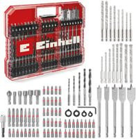 Einhell Bohrer- und Bit-Sortiment 95-teilig in HSS mit Aufbewahrung in Silber, Grau und Rot - Bild 2