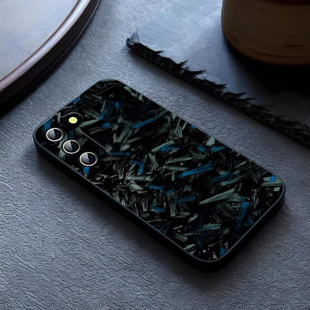 Echte Schmiedekohlenstoff Handyhülle für Samsung Galaxy S26 S25 S24 S23 S22 S21 S20 Ultra Plus A55 A54 A53 A24 in Multicolour - Bild 1
