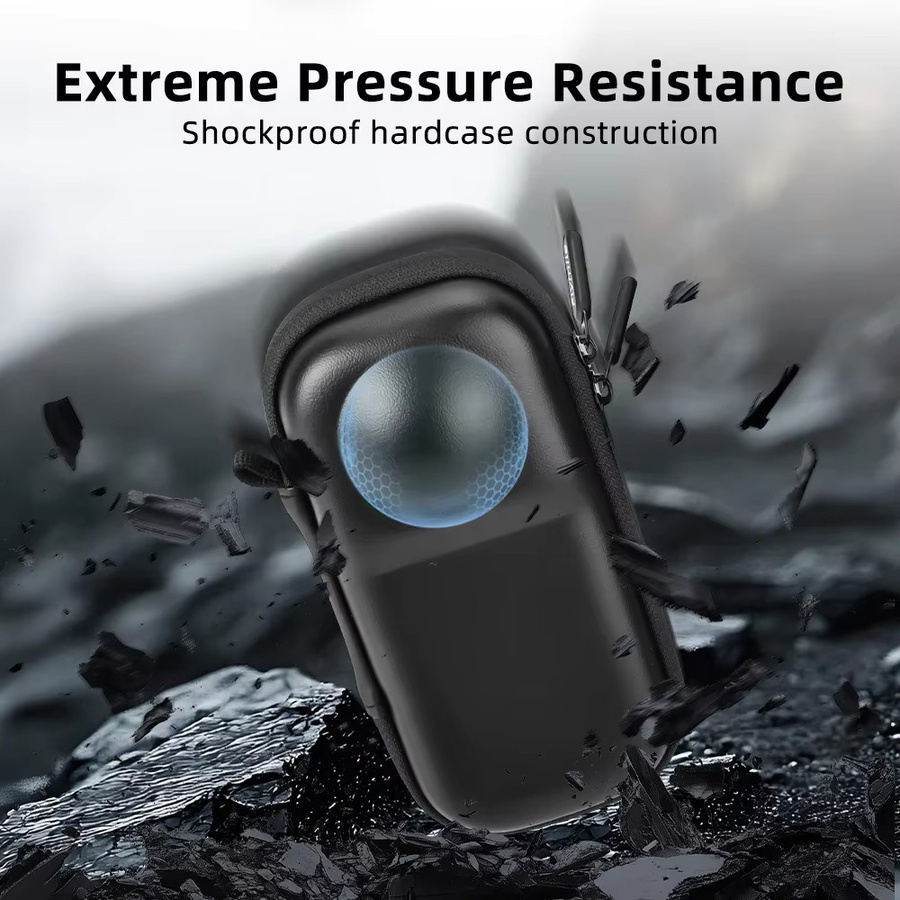 Flymile Tragetasche für Insta360 X5, Mini Schutzhülle und Kamera-Zubehörtasche in Schwarz - Bild 4
