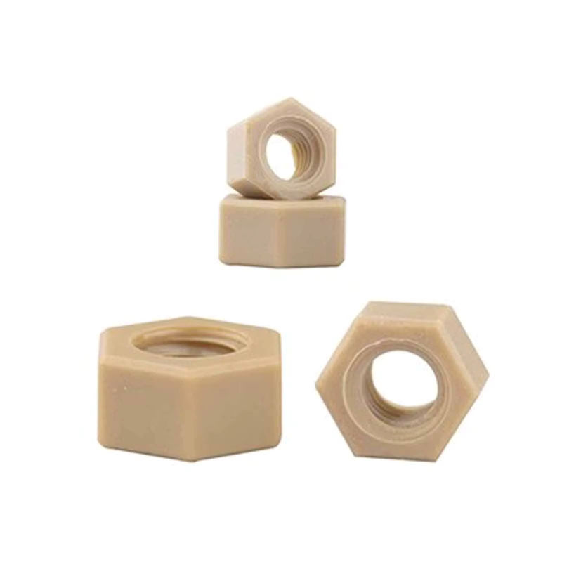 TINGGOO Sechskantmutter aus Nylon DIN934 in Beige - Bild 2