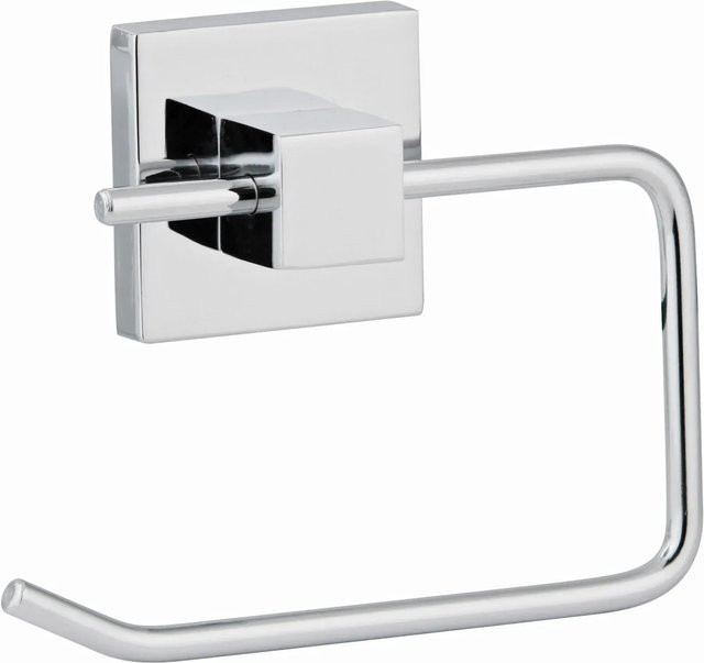 Fackelmann Toilettenpapierhalter Mare in Chrom Silber, B/H/T: 12,5 x 10 x 3,5 cm - Bild 1