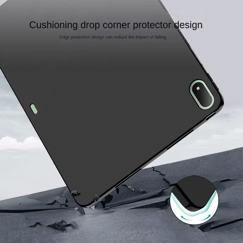 OnePlus Pad 3 Pro 13,2 Zoll Schutzhülle OPD2513 in Schwarz aus weichem Silikon und TPU mit Airbag-Schutz - Bild 4