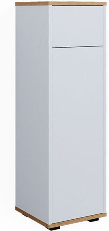 Vicco Midischrank Didi Badezimmerschrank in Weiß und Eiche mit Schublade und Regalfächern B/T/H: 30 x 30 x 97 cm - Bild 2