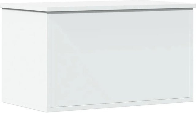 vidaXL Truhe aus Holzwerkstoff in Weiß, B/T/H: 60 x 35 x 35 cm - Bild 1