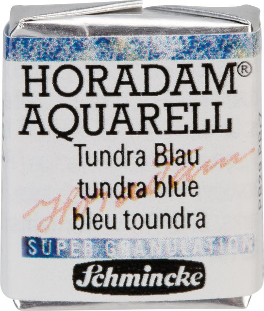Schmincke HORADAM Aquarellfarbe Tundra Blau im 1/2 Näpfchen - Bild 1