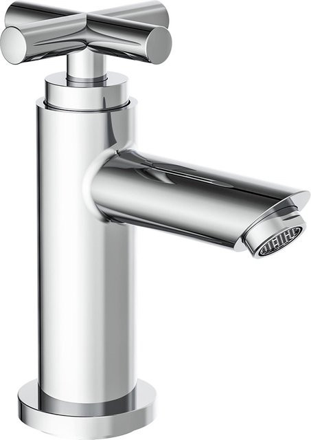 SCHÜTTE Waschtischarmatur Matao Standventil aus Messing in Silber - Bild 1