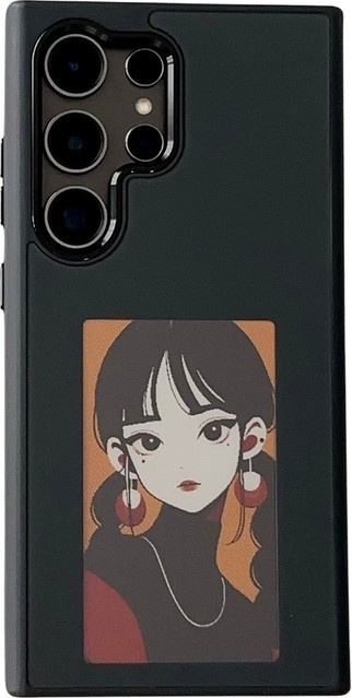 Samsung Galaxy S24 Ultra S928 Hülle mit individuellem E-Ink Display in Schwarz - Bild 1