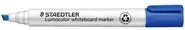 STAEDTLER Lumocolor 351 B Whiteboardmarker mit Keilspitze, Blau - Bild 1