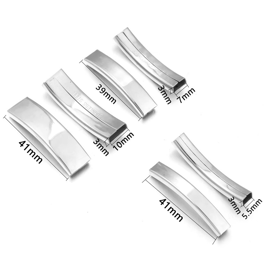 SAUVOO Perlen Spacer, Edelstahl, Silber, Unisex - Bild 2