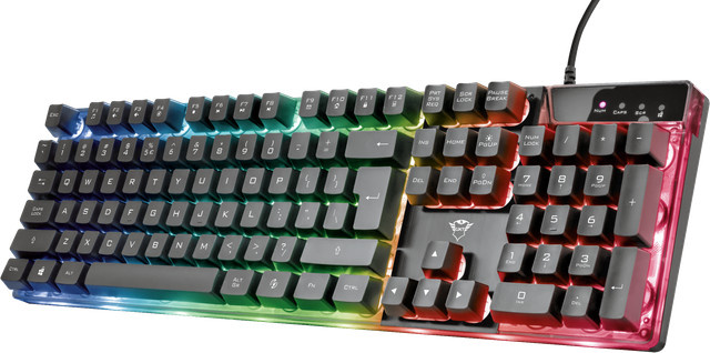 Trust GXT 835 Azor Gaming-Tastatur in Schwarz - Bild 1
