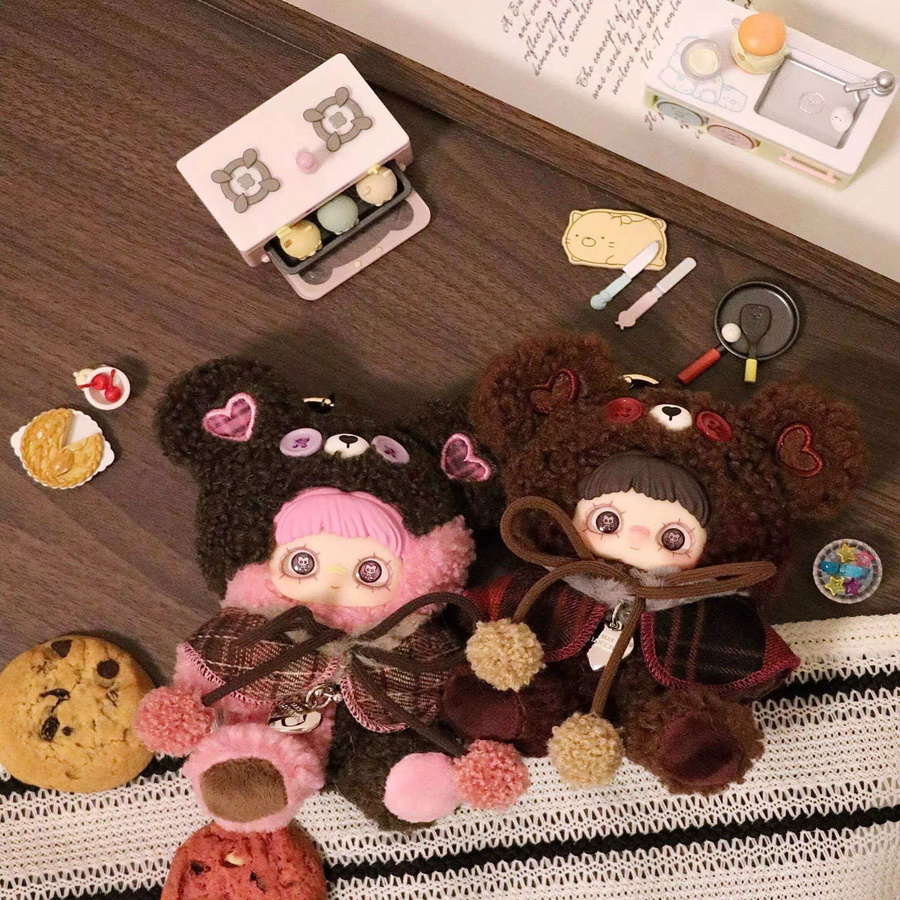 MayMei Tiny Bear Cookie Serie, Blind Box, Plüschpuppe, Taschenanhänger - Bild 2
