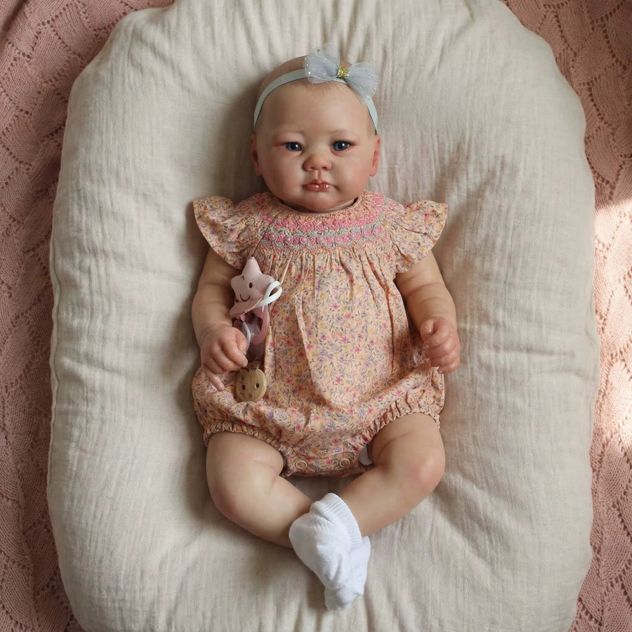 Awake Baby Doll Lali, Babypuppe, 19 Zoll, weicher Stoffkörper, mehrfarbig - Bild 4