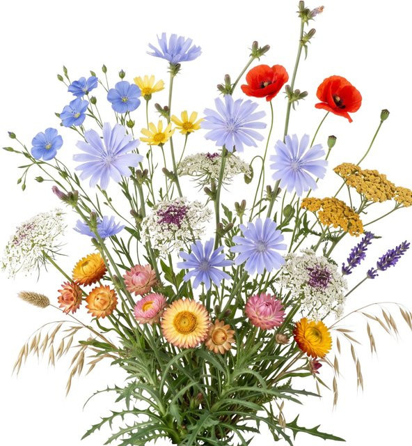 LaCaTho Trockenblumen Mischung Samen für Schnittblumen, 18000 Stück, Mehrfarbig - Bild 1