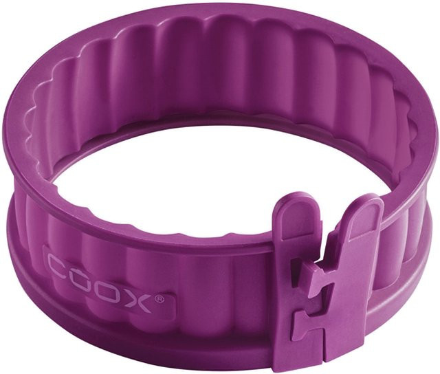 COOX Quicheform mit Glasboden aus Silikon in Lila, Durchmesser: 12 cm - Bild 1